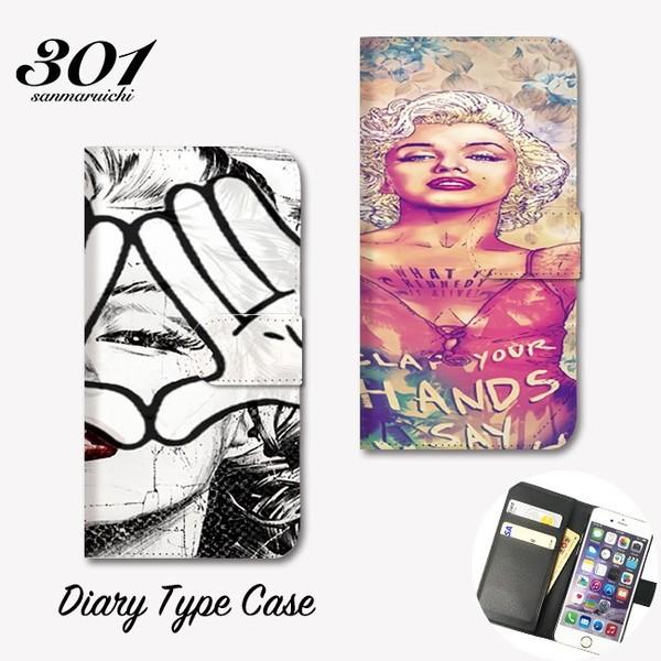 Iphonex Xs 手帳 横 Iphonexr 11 手帳型ケース マリリン かわいい マリリンモンロー Art アート 人気 Techou7145 Ix 301 通販 Yahoo ショッピング
