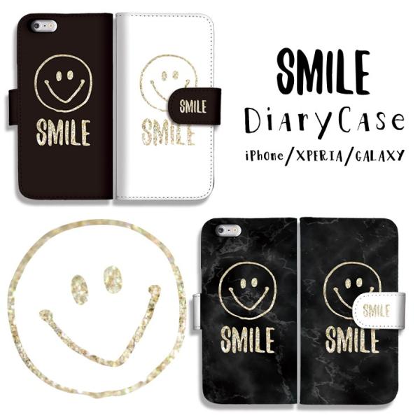スマホケース 手帳型 ニコちゃん スマイル にこちゃん iPhone16