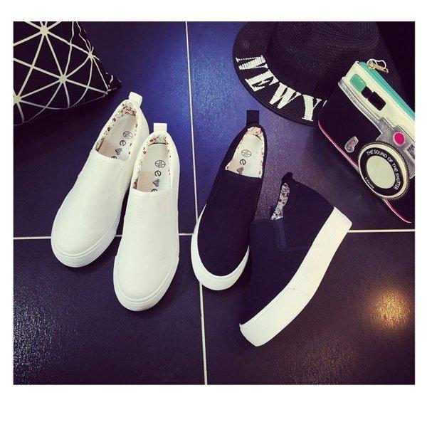 店長おすすめ スリッポン スニーカー レディース おしゃれ 厚底 ウォーキング カジュアル ローカット インヒール インソール シューズ 靴 7cm 31s 7ccbo7uyo4 三一商事 通販 Yahoo ショッピング