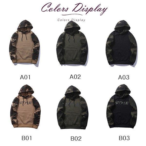 店長おすすめ パーカー メンズ プルオーバーパーカー 迷彩 カモ柄 長袖 フード付き ミリタリー トップス カモフラ スウェット 切り替え ジャージー 31s D5539rhzrv 三一商事 通販 Yahoo ショッピング