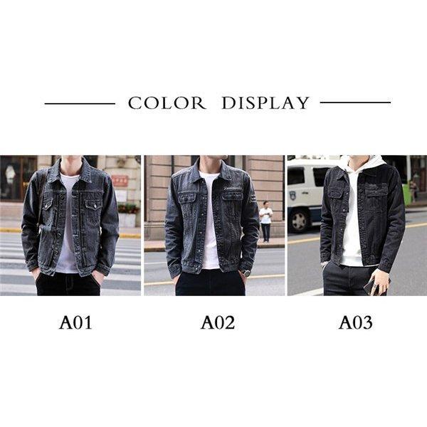 店長おすすめ Gジャン メンズ デニムジャケット ジージャン ジャケット 大きいサイズ 刺繍 ロゴ バイク ブルゾン ヴィンテージ デニム インディゴ 31s Gp952uvpu3 三一商事 通販 Yahoo ショッピング