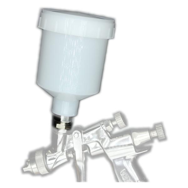 カップガン 汎用 アネスト岩田 スプレーガン LPH-80用 (125ml)塗料カップ 蓋付き