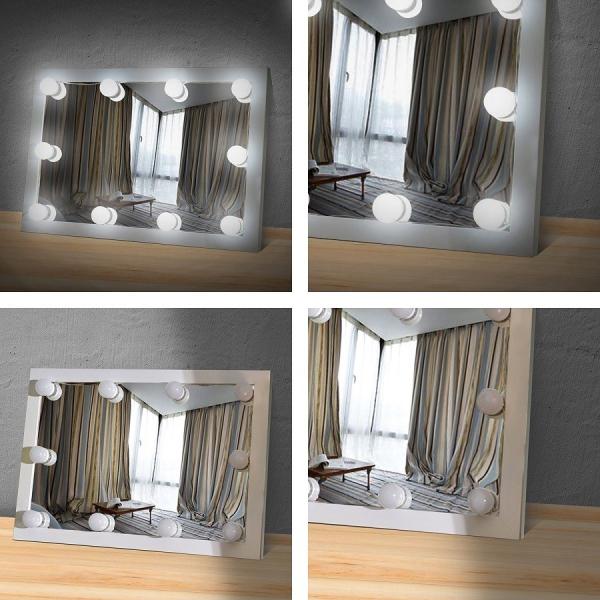 簡単にdiy 女優ミラー 10led ハリウッドスタイル Ledバニティミラーライトキット メイクアップ Ledライト 照明洗面台 化粧台 Buyee Buyee 日本の通販商品 オークションの代理入札 代理購入