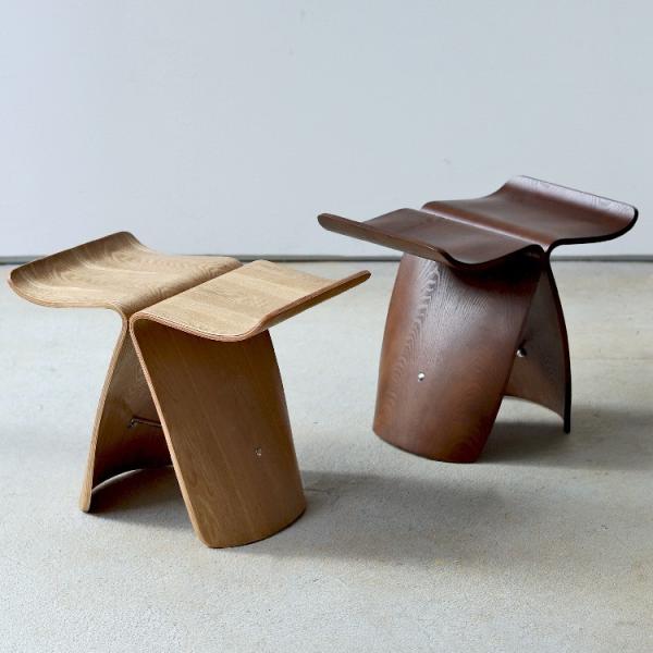 バタフライスツール チェア Butterfly Stool 柳宗理 リプロダクト ジェネリック デザイナーズ チェア スツール Na Br ミツヨシ 通販 Paypayモール
