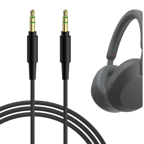 Geekria ケーブルナイロン編組互換性 オーディオコード ソニー Sony Inzone H9 II, WH-1000XM6, WH-1000XM