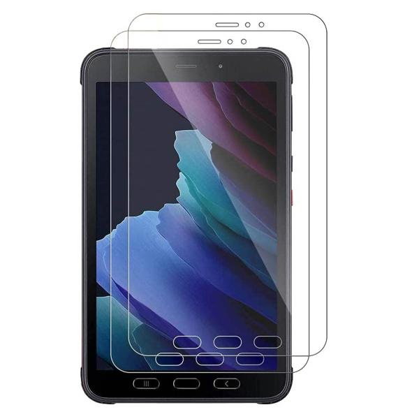 Kepuch 2パック 強化ガラス スクリーンプロテクター 対応 Samsung Galaxy Tab Active 3 8.0