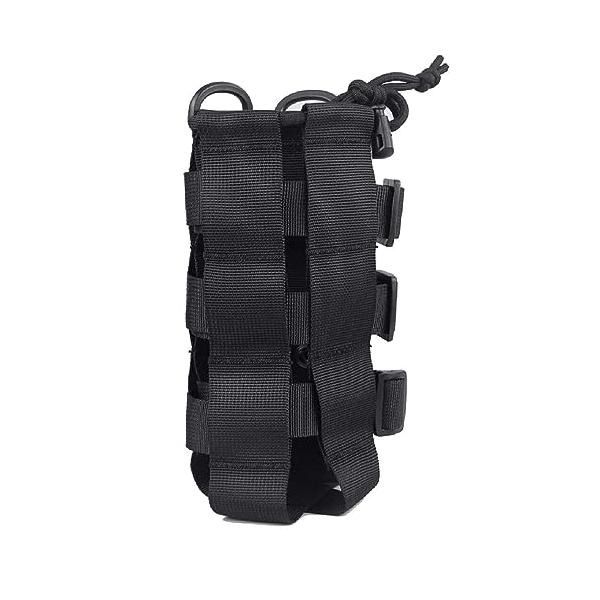 Azarxis 水筒カバー 水筒ポーチ モールシステム ボトルケース ミリタリー ペットボトルホルダー ハンディポーチ Molle対応 EDCポーチ