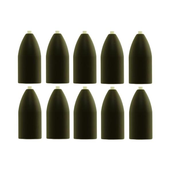 YZD ブラスシンカー バレットシンカー 3.5g 1/8oz【10個】グリパン マットカラー（艶消し）