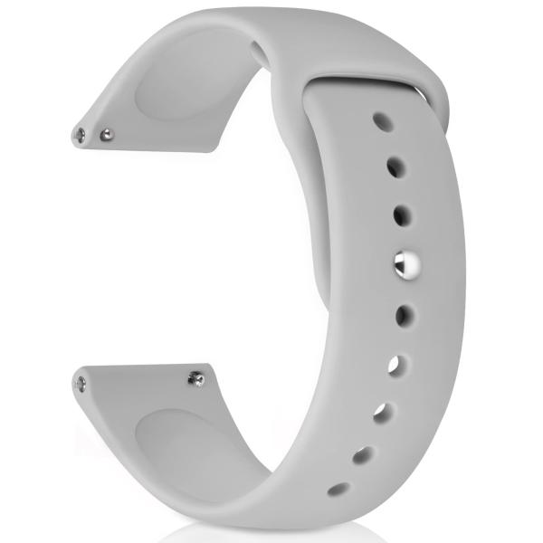 JMIO ユニバーサル時計バンド16mm 18mm 20mm 22mmワイドシリコンストラップの交換、Samsung、Huawei、その他のスマートウ