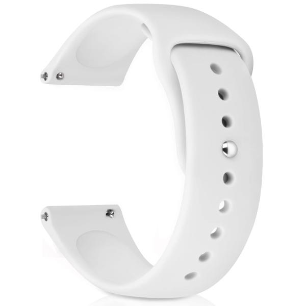 JMIO ユニバーサル時計バンド16mm 18mm 20mm 22mmワイドシリコンストラップの交換、Samsung、Huawei、その他のスマートウ