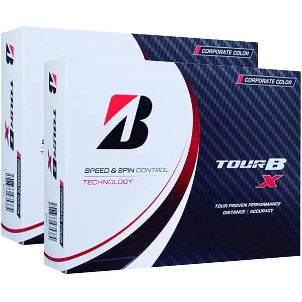 ２ダース BRIDGESTONE(ブリヂストン)ゴルフボール TOUR ツアー B X 2022年モデル 12球入 (X_コーポレート_２ダース)