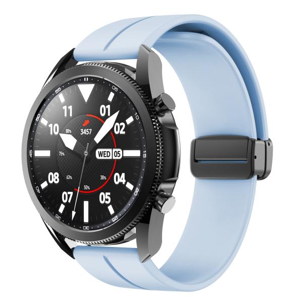 [LEIXIUER] 22mm スマートウォッチ 時計 ベルト シリコン 防水 磁気クラスプ｜クイックリリース スマートウォッチ 交換バンド｜ユニバー