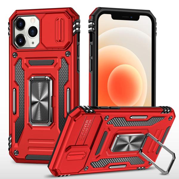 WOYSOBA 適合 iPhone 12 Pro Max 用ケース リング付き 耐衝撃 衝撃吸収 tpu 薄型 擦り傷防止 薄型 シリコン スタンド機