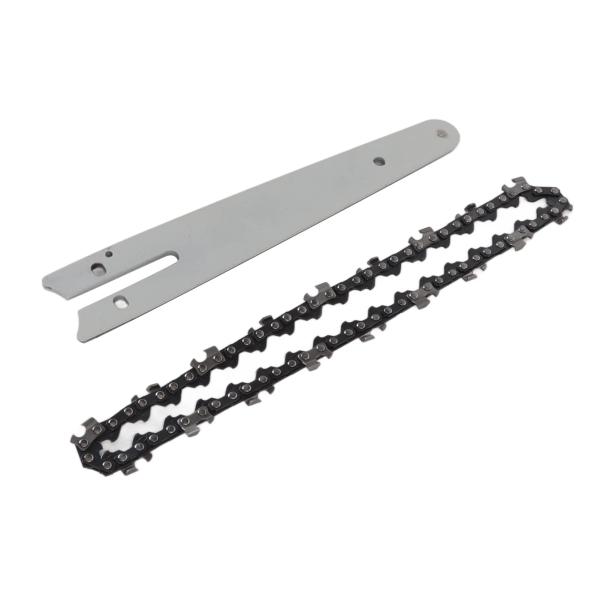 チェーン刃 チェーンソーガイドプレート 6インチ 高強度 マンガン鋼 交換簡単 18.6x3.4cm 軽量 高硬度 電動のこぎりアクセサリー