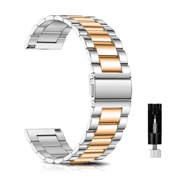 [LuFiYa] 時計バンド ベルト18mm / 20mm / 22mm / 24mm 交換バンド ステンレス 18ミリ 20ミリ 22ミリ 24ミリ