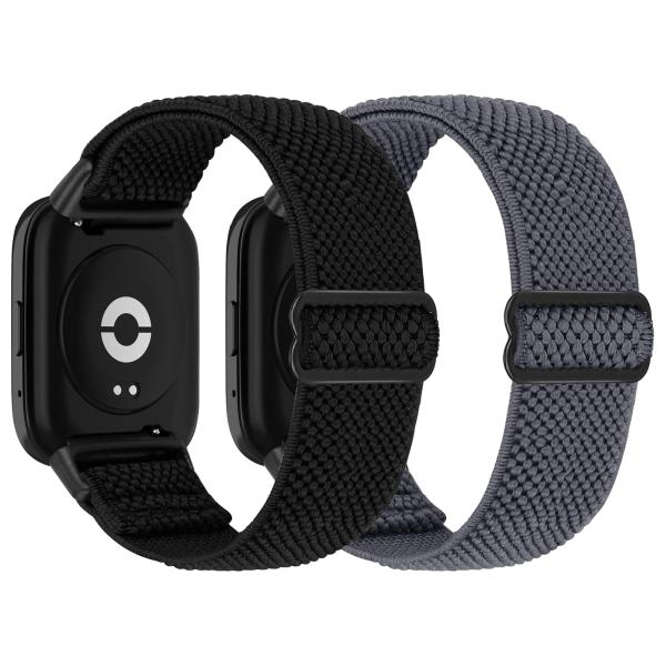 [Onetmpre] 弾性バンド Redmi watch 3 active バンドと互換性あり、調節可能、快適、通気性、ストレッチ スポーツ交換バンド