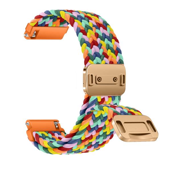 [ZoRoll] バンド 20 mm/22 mm ナイロンバンド 20ミリ 対応 編み伸縮性 腕時計ベルト スポーツストラップ 20ミリ 22ミリソフ