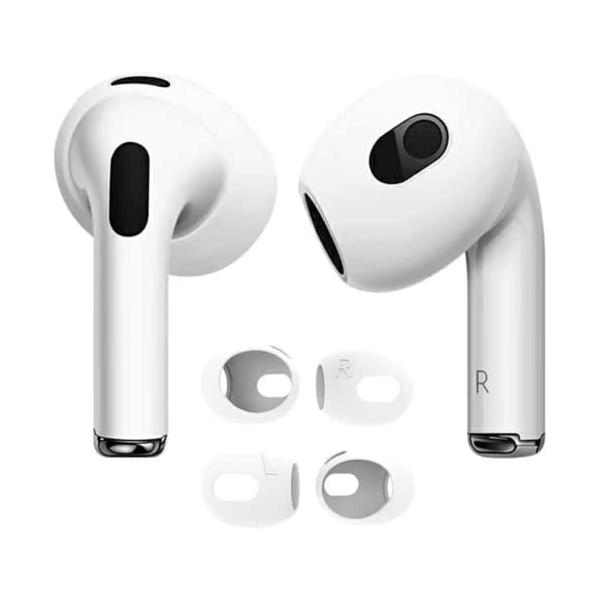 【4個入り】AMAPC for AirPods 4 イヤーピース 2024 シリコーン製イヤホン カバー airpods 4 落ち防止イヤーピース分離