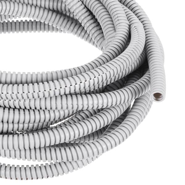 DMiotech 20ft スプリットワイヤールームチューブ 1/4インチ (6.5mm)、コードプロテクター ぺっト対策 柔軟配線管 事務所・家庭・