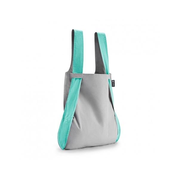 Notabag ノットアバッグ 2wayエコトートバッグ バックパック 折りたたみエコバッグ リュックサック Gray