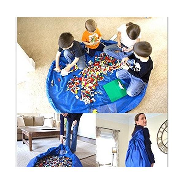 便利グッズ おもちゃ収納マット プレイマット レゴ収納袋 直径150cm ブルー Buyee Buyee Japanese Proxy Service Buy From Japan Bot Online