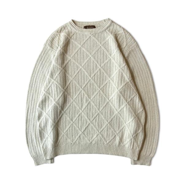 90s Jasso Ella 長袖 シルク コットン ニット セーター L / 90 90s Jasso Ella 長袖 シルク コットン ニット セーター L / 90