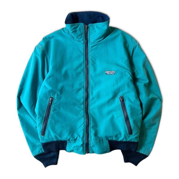 80s 黒タグ Eddie Bauer フリース ライナー ナイロン シェル