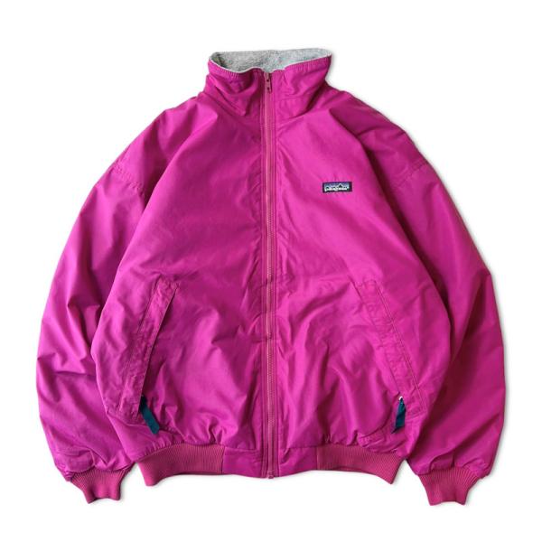 80s 旧タグ USA製 Patagonia 裏フリース ナイロン シェル 