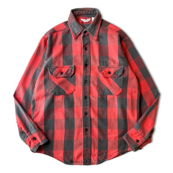 70s USA製 FROSTPROOF ブロック チェック ヘビー フランネル 70s USA製 FROSTPROOF ブロック チェック ヘビー フランネル