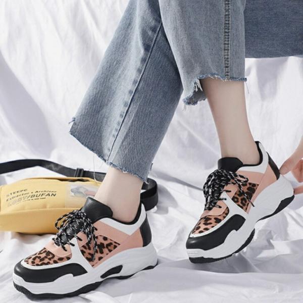 韓国 ベジ 厚底 ローファー 23cm ハラコ 豹柄 レオパルド VEGE 美品 韓国 ベジ 厚底 ローファー 23cm ハラコ 豹柄 レオパルド VEGE