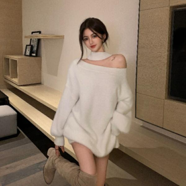 ゆるふわニットワンピース 肩空き柔らか大き目ニット きれかわワンピワンピワンピ 大人ファッション アラサーファッションコーデ アラフォーコーデライフコーデ Kf8ljqaxam ファッション Valleymill Com