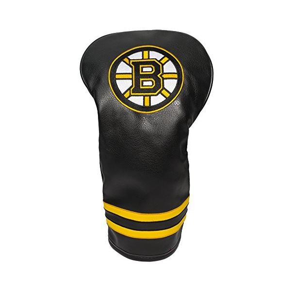 Team Golf Nhlボストンブルーインズビンテージドライバーゴルフクラブヘッドカバー 日本未発売 素晴ら レトロデザイン フォームフィットデザイン