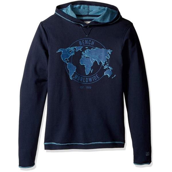 Bench Eclipse Mens World Graphic Graphic Hoodie Total Eclipse M 36hal01のbench U 36hal01