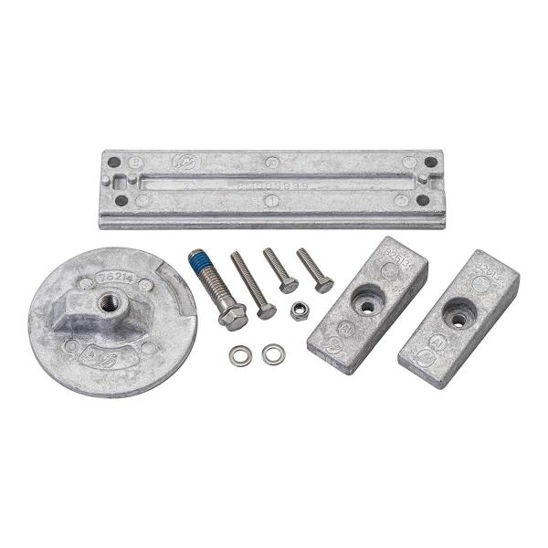 Quicksilver 8m Aluminum Anode Kit Mercury Verado And Optimax Andwaffles Com