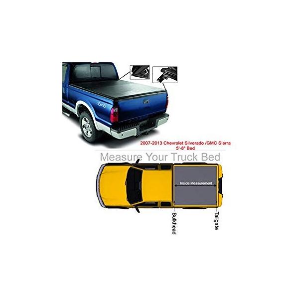 Raftudrive Soft Roll Up Tonneau Cover Silverad 2007 2013 Å£²åº Fit Chevrolet