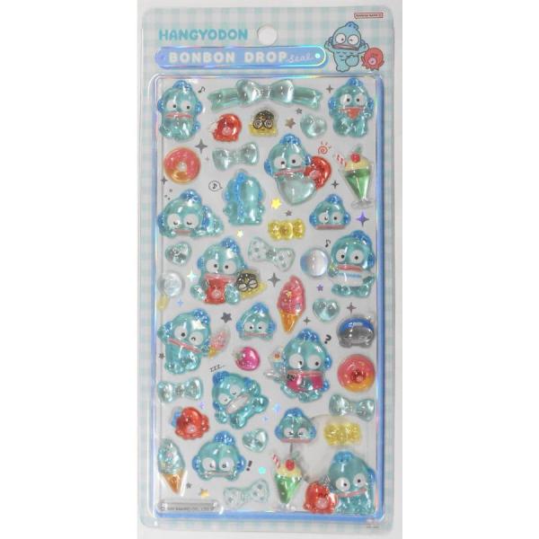 ボンボンドロップシール ピーナッツキャラクター シール 立体 ハンギョドン サンスター文具 正規品