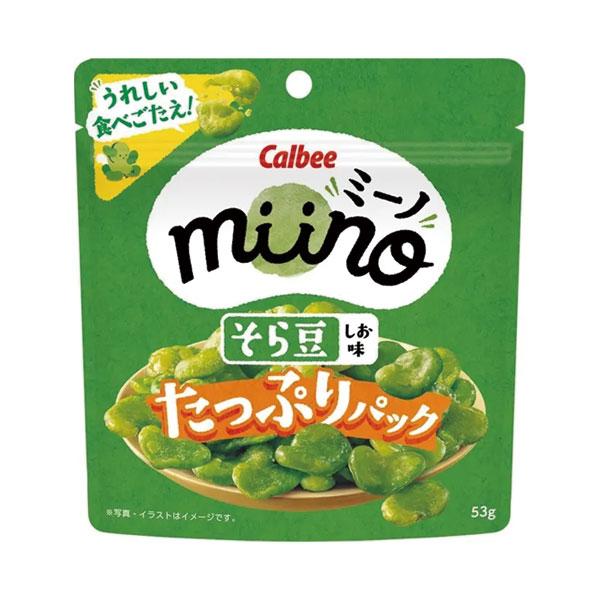 カルビー miinoそら豆 しお味たっぷりパック 53g 12コ入り 2025/05/19