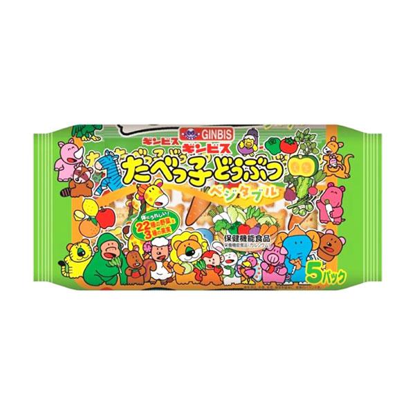 ギンビス たべっ子どうぶつベジタブル5P 100g 12コ入り 2024/03/04発売