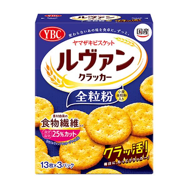素材と健康を意識し小麦全粒粉を使用した、香ばしさと豊かな味わいのクラッカーです。小麦由来の「食物繊維」と「鉄、ビタミン」を手軽に摂取できます。【内容量】39枚(13枚×3パック)【入数】30コ【2025/03/10発売】