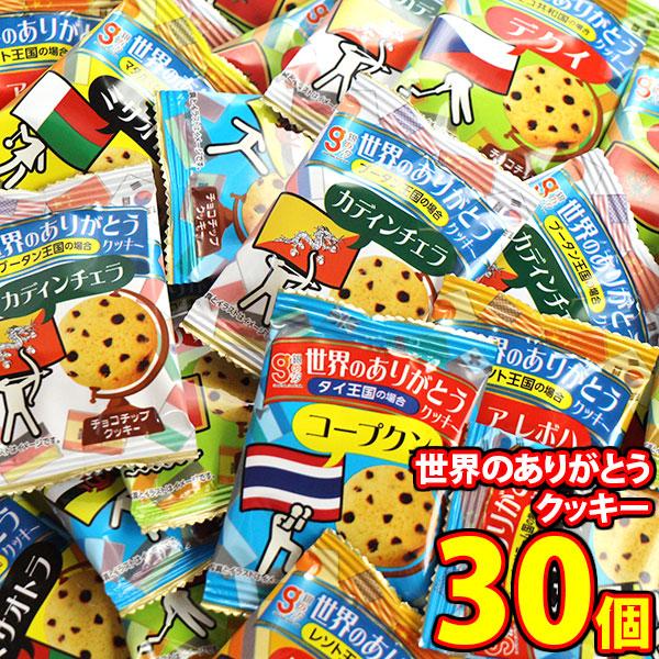 お菓子 詰め合わせ 銀の汐 世界のありがとうクッキー【30コ】メール便