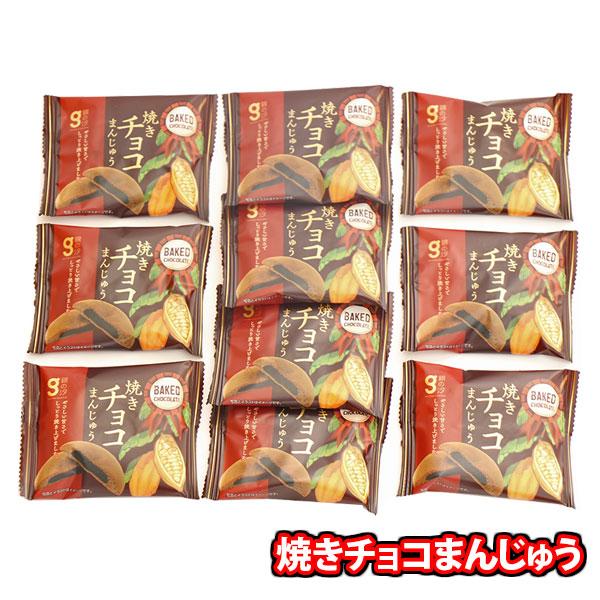 お菓子 詰め合わせ 銀の汐焼きチョコまんじゅう10個 メール便