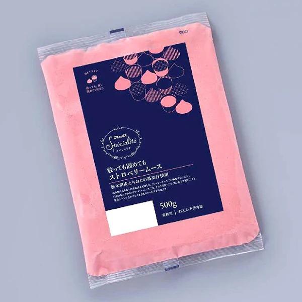 【地域限定送料無料】(※北海道・沖縄・一部離島等除く) 業務用食品栃木県産とちおとめ苺果汁を使用した、フレッシュないちごの風味を味わえる、口溶けなめらかなストロベリームースです。そのまま絞ったり、流し込んで固めたりと、提供シーンに合わせてさ...