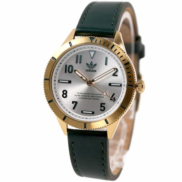 並行輸入品 アディダス 腕時計 レディース メンズ ユニセックス ゴールド シルバー グリーン adidas EDITION THREE SMALL AOFH22508