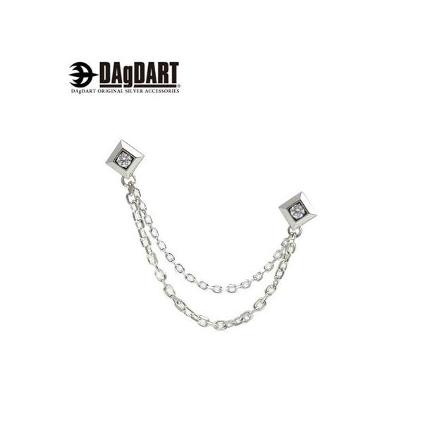 DAgDART ダグダート [Glass] キュービックジルコニア ダブルシルバー 