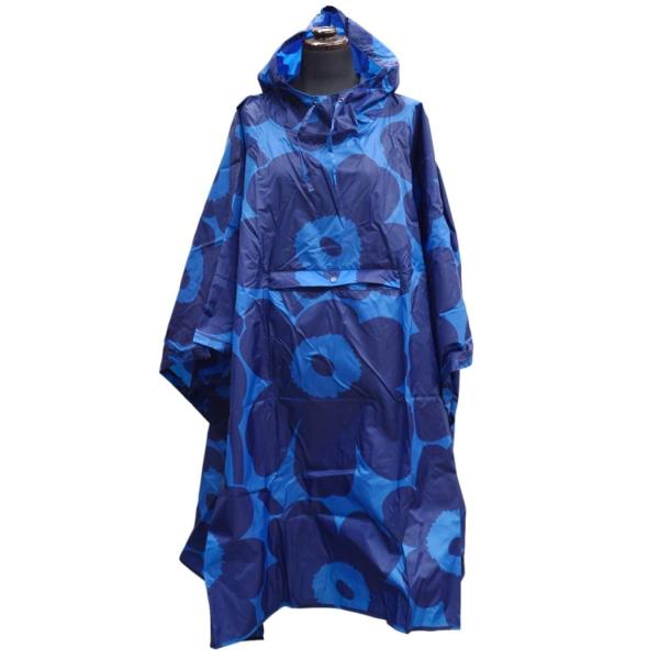 マリメッコ ポンチョ レインコート marimekko 048367 550 （折りたたみ 