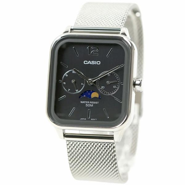 CASIO MTP-M305M-8A VER シルバー クラシックモデル CASIO（カシオ） 並行輸入品 腕時計 メンズ ムーンフェイズ グレー