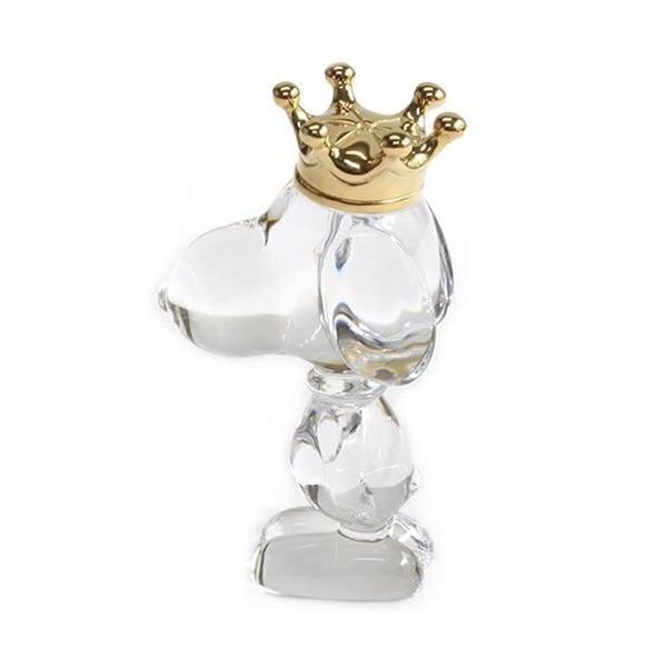 バカラ Baccarat Cartoon King Snoopy カトゥーン キング スヌーピー 置物 ゴールドの王冠を頭に乗せたキュートフォルム Ucbau アクセサリーギフトのtys 通販 Yahoo ショッピング