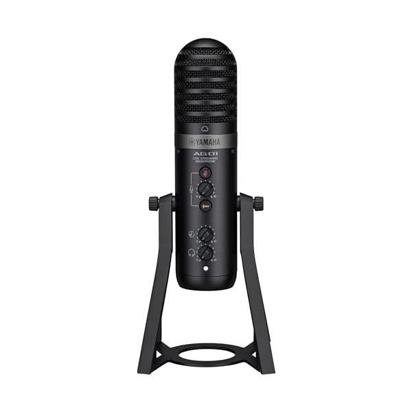 他サイト： ヤマハ YAMAHA ライブストリーミングマイクロフォン マイク一体型 USBマイク ブラック AG01 Bの商品画像