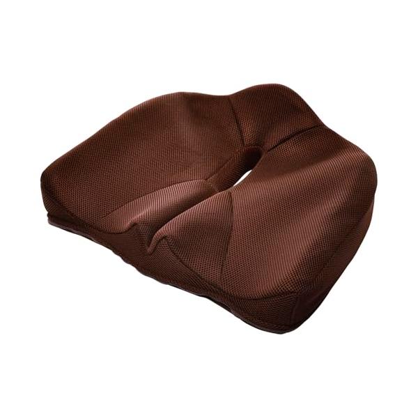 他サイト： コジット フィット感で差が出る 腰痛 姿勢 ウレタンクッション ブラウン 幅43ｃｍの商品画像