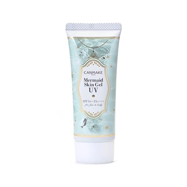 キャンメイク マーメイドスキンジェルUＶ C01 CICAミント 日焼け止めジェル SPF50+ PA++++ 洗顔料でオフ 全身用日焼け止め